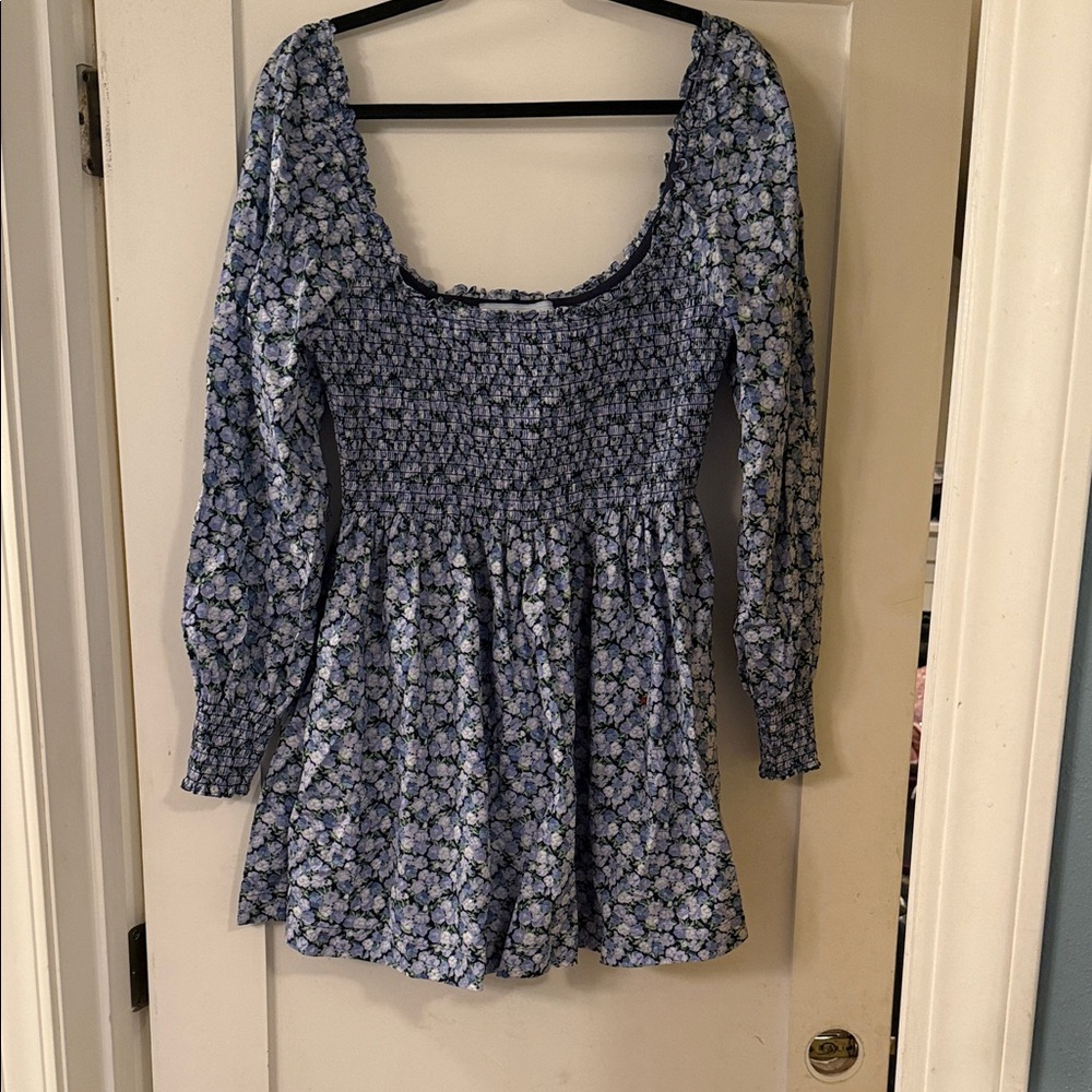 Hill House Home Floral Smocked Nap Dress